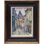 Mela Muter (1876 Warszawa - 1967 Paryż), Para obrazów: Uliczka w Awinion i Widok na wieżę dzwonnicy Kościoła Saint-Didier
