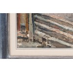 Mela Muter (1876 Warschau - 1967 Paris), Gemäldepaar: Straße in Avignon und Blick auf den Glockenturm der Kirche von Saint-Didier
