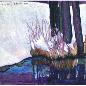 Mojżesz Kisling (1891 Kraków - 1953 Sanary-sur-Mer), Landschaft von Poronin, 1910.
