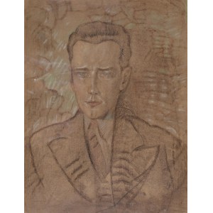 Stanislaw Ignacy Witkiewicz (1885 Warsaw - 1939 Jeziory in Polesie), Portrait of a man, 1936.