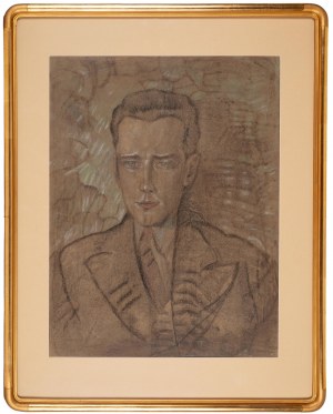 Stanisław Ignacy Witkiewicz (1885 Warszawa - 1939 Jeziory na Polesiu), Portret mężczyzny, 1936 r.
