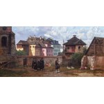 Józef Rapacki (1871 Warszawa - 1929 Olszanka k. Skierniewic), Na krakowskim Kazimierzu, 1916 r.