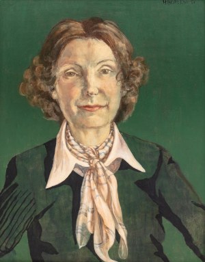 Henryk Berlewi (1894 Warszawa - 1967 Paryż), Portret kobiety, 1951 r.