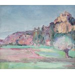 Włodzimierz Terlikowski (1873 wieś pod Warszawą - 1951 Paryż), Pejzaż z południa Francji/Martwa natura (obraz dwustronny), 1919 r.