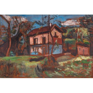 Nathan Grunsweigh (1883 Kraków - 1956 Paris), Künstlerhaus, ca. 1920-30