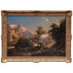 Anton Hansch (1813 Vienna - 1876 Salzburg), Alpine idyll
