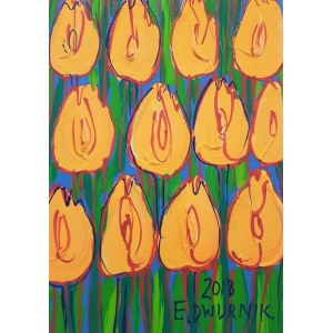 Edward Dwurnik, Yellow Tulips