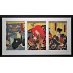 Toyohara CHIKANOBU [1838-1912], Kabuki actors