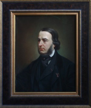 Władysław BAKAŁOWICZ [1833-1903], Portret mężczyzny, 1866 r.
