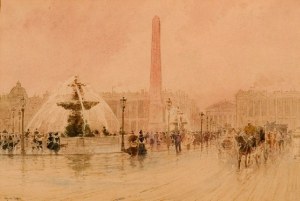 Jean-Jacques Francisque GARAT [1853-ok. 1914], Place de la Concorde