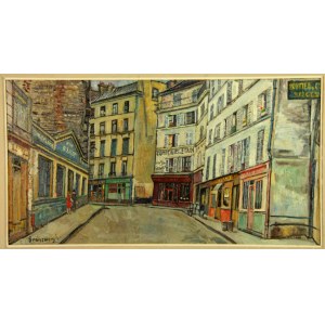 Nathan Grunsweigh (1883 Kraków - 1956 Paris), Street 1946 (61)