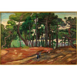 Jean Peské (1870 Golta/Ukraine-1949 Le Mans), Spaziergang im Wald bei Collioure (63)