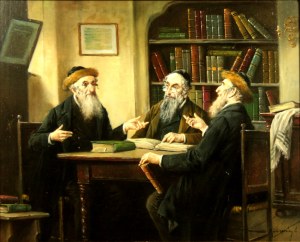 Lajos Koloszvary (1871 Budapest -1937 France), Three scholars