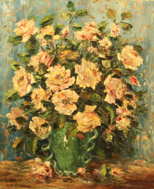 Włodzimierz Terlikowski (1873 Poraj k. Łodzi - 1951 Paryż), Kwiaty w wazonie