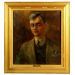 Antoni Michalak (1899 Kozłów Szlachecki - 1975 Kazimierz Dolny), Portret malarza Bernarda Frydrysiaka 1942