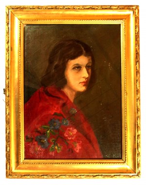 Zofia Krogh (1880 ? - 1931 Warszawa), Portret Zofii Paradowskiej ok.1924 r.