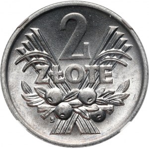 Polská lidová republika, 2 zlaté 1974, Druhá nejvyšší bankovka v NGC