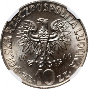 PRL, 10 złotych 1969, Mikołaj Kopernik