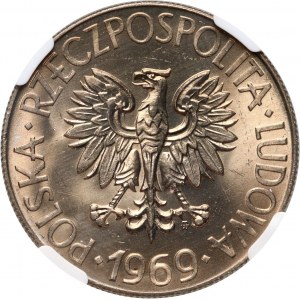 People's Republic of Poland, 10 zloty 1969, Tadeusz Kosciuszko