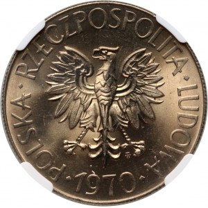 Polská lidová republika, 10 zlotých 1970, Tadeusz Kościuszko