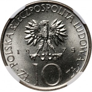 PRL, 10 złotych 1975, Adam Mickiewicz