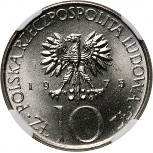 People's Republic of Poland, 10 zloty 1975, Adam Mickiewicz