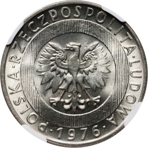 Volksrepublik Polen, 20 Gold 1976, zweithöchste Note in NGC