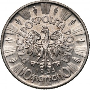 II RP, 10 zlotých 1935, Varšava, Józef Piłsudski