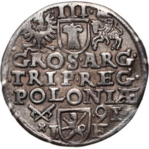 Sigismund III Vasa, trojak 1591, Poznań