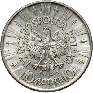 II RP, 10 Zloty 1936, Warschau, Józef Piłsudski