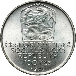 Tschechoslowakei, 100 Kronen 1978, Karl IV.