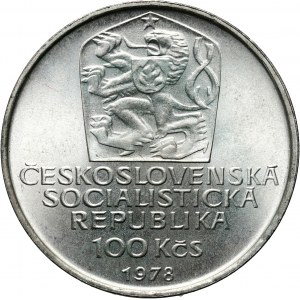 Československo, 100 korún 1978, Karol IV.