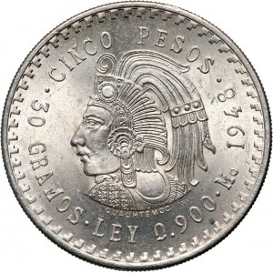 Meksyk, 5 pesos 1948