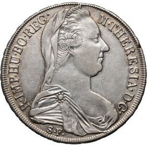 Rakúsko, Mária Terézia, tolár 1780, Benátky, stará razba 1833-1838