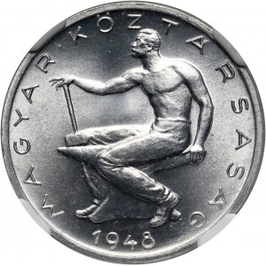 Ungarn, 50 Füller 1948 BP