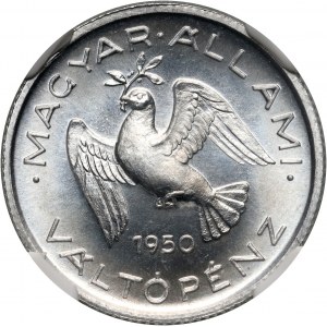 Ungarn, 10 Füller 1950 BP, Aluminium
