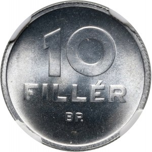 Ungarn, 10 Füller 1950 BP, Aluminium