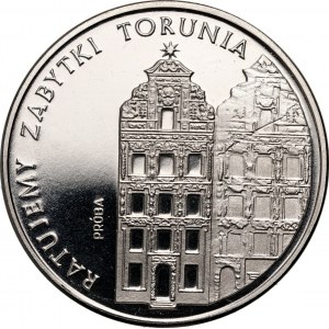 Volksrepublik Polen, 5000 Zloty 1989, Rettung der Denkmäler von Toruń, SAMPLE, Nickel