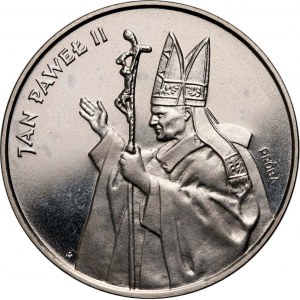 PRL, 10000 złotych 1987, Jan Paweł II, PRÓBA, Nikiel