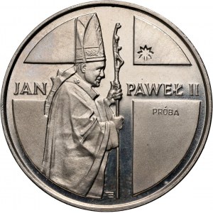 Poľská ľudová republika, 10000 zlotých 1989, Ján Pavol II, SAMPLE, Nikel