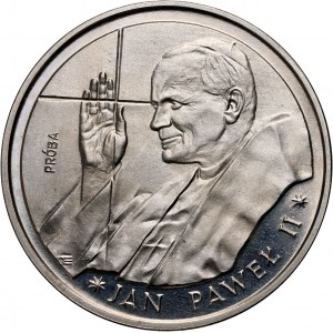 PRL, 10000 złotych 1988, Jan Paweł II, PRÓBA, Nikiel