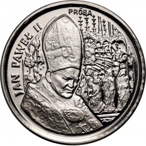 Tretia republika, 20000 zlotých 1991, Ján Pavol II, SAMPLE, Nikel
