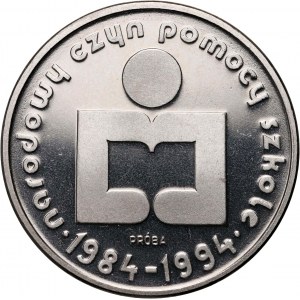 PRL, 1000 złotych 1986, Narodowy Czyn Pomocy Szkole, PRÓBA, Nikiel