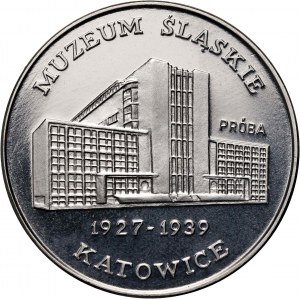 PRL, 1000 złotych 1987, Muzeum Śląskie - Katowice, PRÓBA, Nikiel