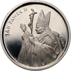 PRL, 1000 złotych 1987, Jan Paweł II, PRÓBA, Nikiel