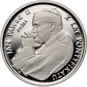 Volksrepublik Polen, 1000 Zloty 1988, Johannes Paul II. - X Jahre Pontifikat, MUSTER, Nickel