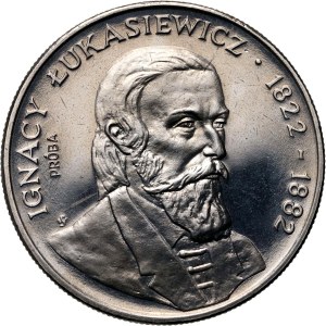 PRL, 50 złotych 1983, Ignacy Łukasiewicz, PRÓBA, Nikiel