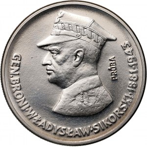 PRL, 50 złotych 1981, Władysław Sikorski, PRÓBA, Nikiel