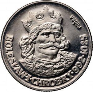 People's Republic of Poland, 50 zloty 1980, Boleslaw I the Brave, PRÓBA, nickel