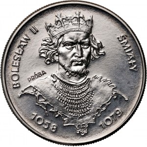 Polská lidová republika, 50 zlotých 1981, Boleslav II Smělý, PRÓBA, Nikl